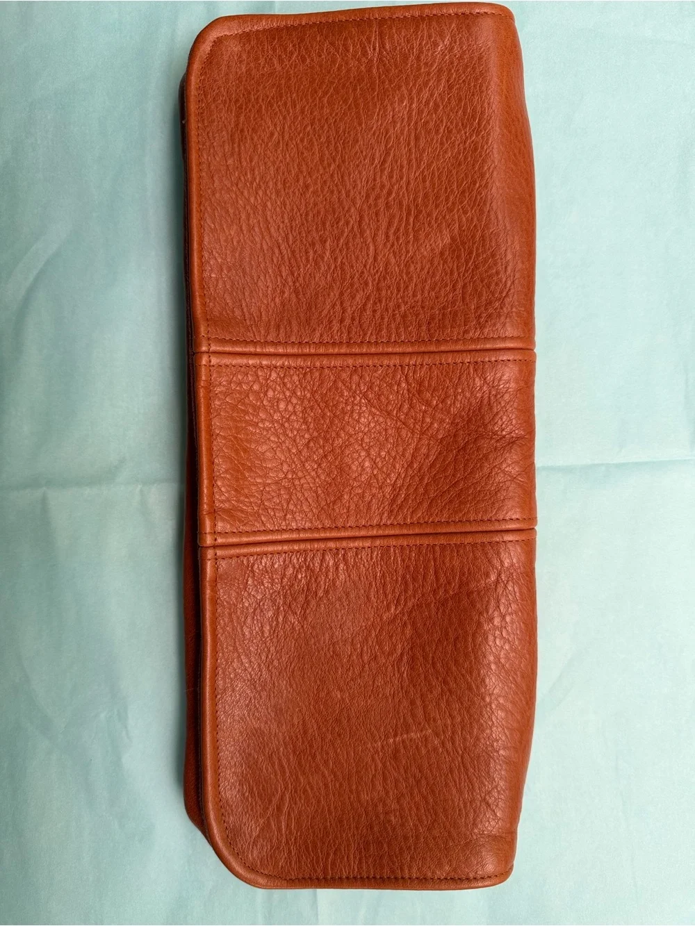 Women’s Genuine Leather Clutch Purse  - Brown